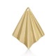 DQ Metalen hanger irregular rhombus 35x27mm Goud